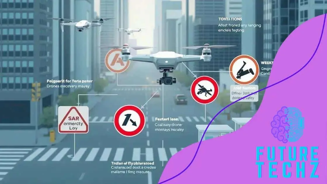 Défis liés à l'intégration des drones dans les transports urbains
