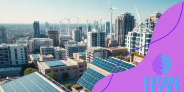 Infrastructure de ville intelligente alimentée par des énergies renouvelables