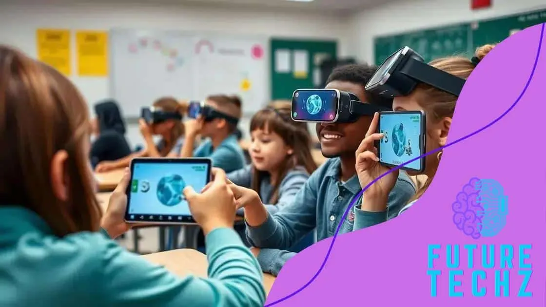 Applications innovantes de la RA dans les salles de classe